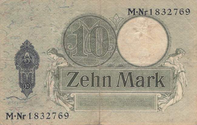 10 Mark 1906 M Ro.27b